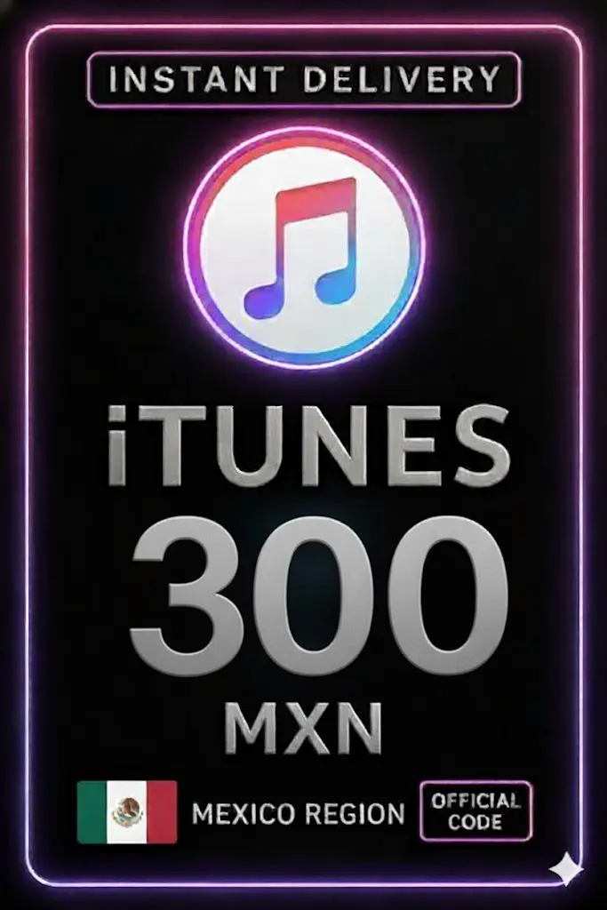 iTunes Gift Card 300 MXN MX iTunes Gift Card 300 MXN MX