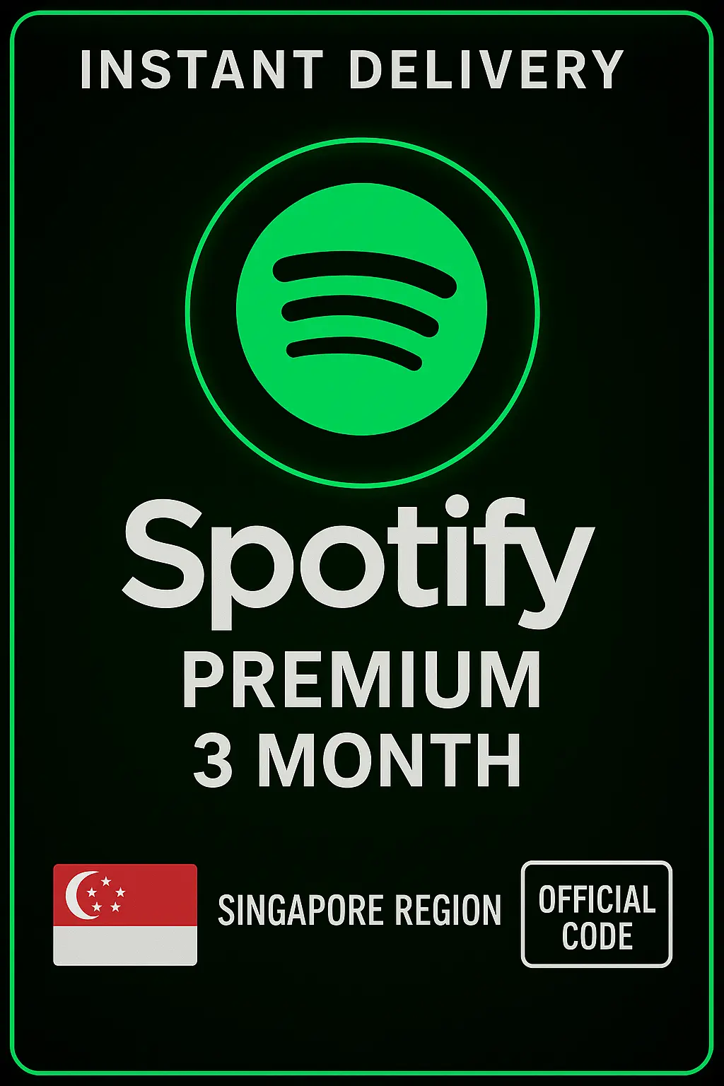 Spotify SG - 3 Month Premium Spotify SG - 3 Month Premium