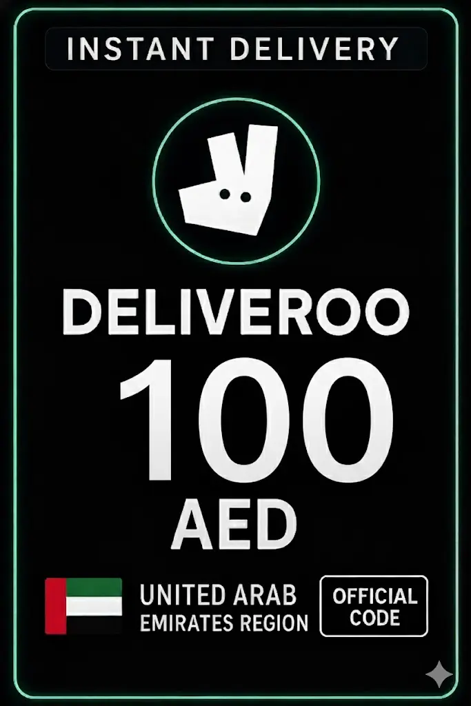 Deliveroo 100 AED Deliveroo 100 AED