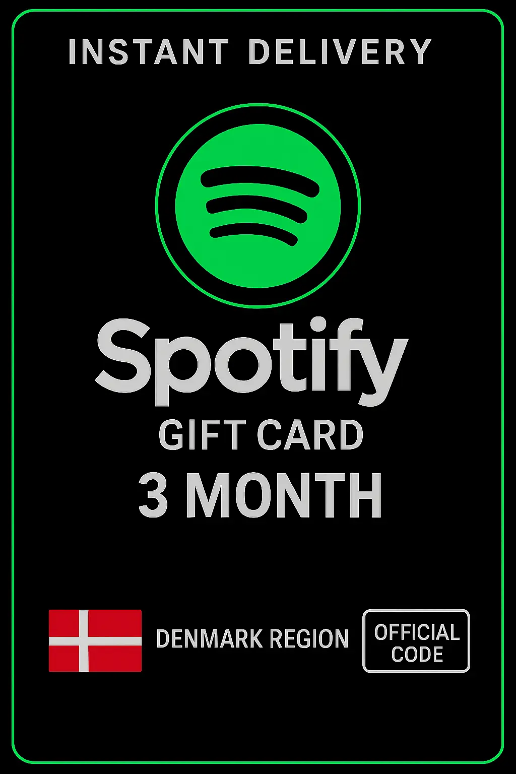 Spotify Gavekort Danmark - 3 Måneder DK Spotify Gavekort Danmark - 3 Måneder DK
