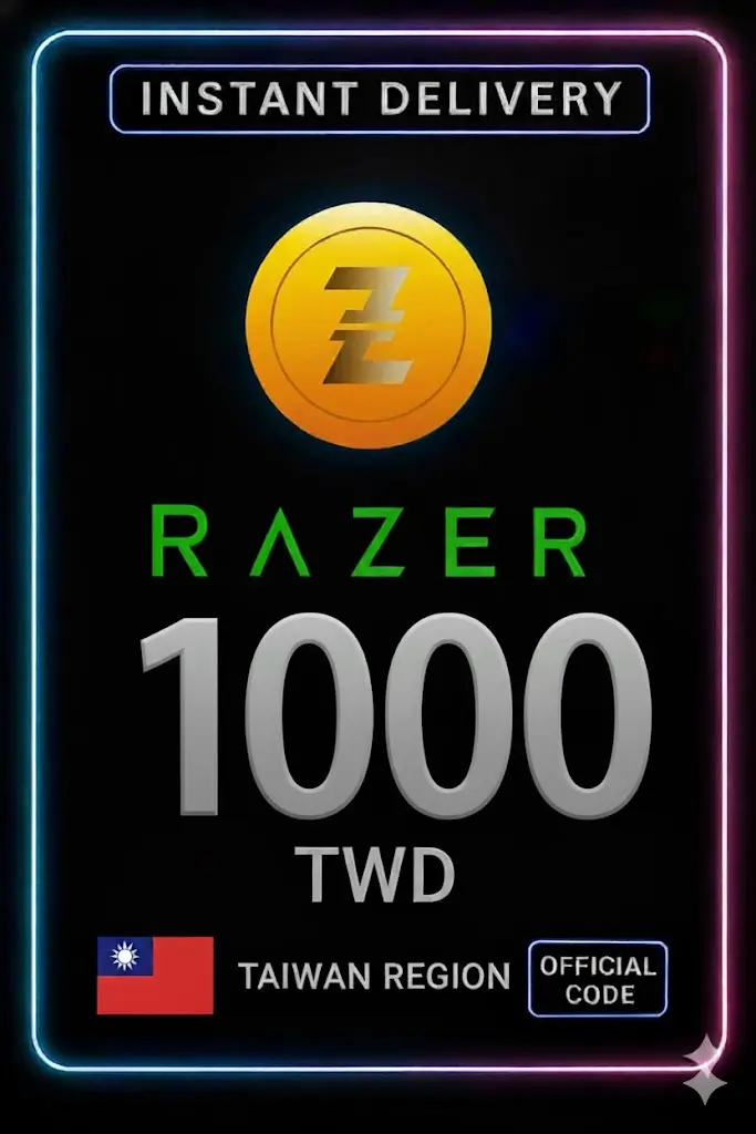 Razer Gold Taivanas TWD 1000 Razer Gold Taivanas TWD 1000