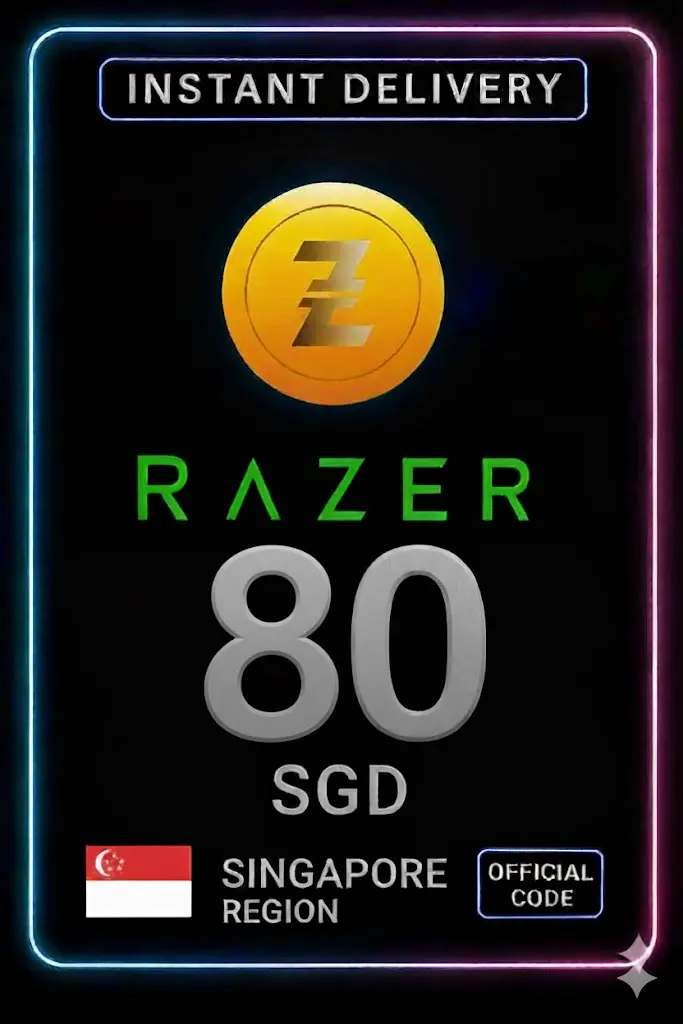 Razer Gold Singapore SGD 80 Razer Gold Singapore SGD 80