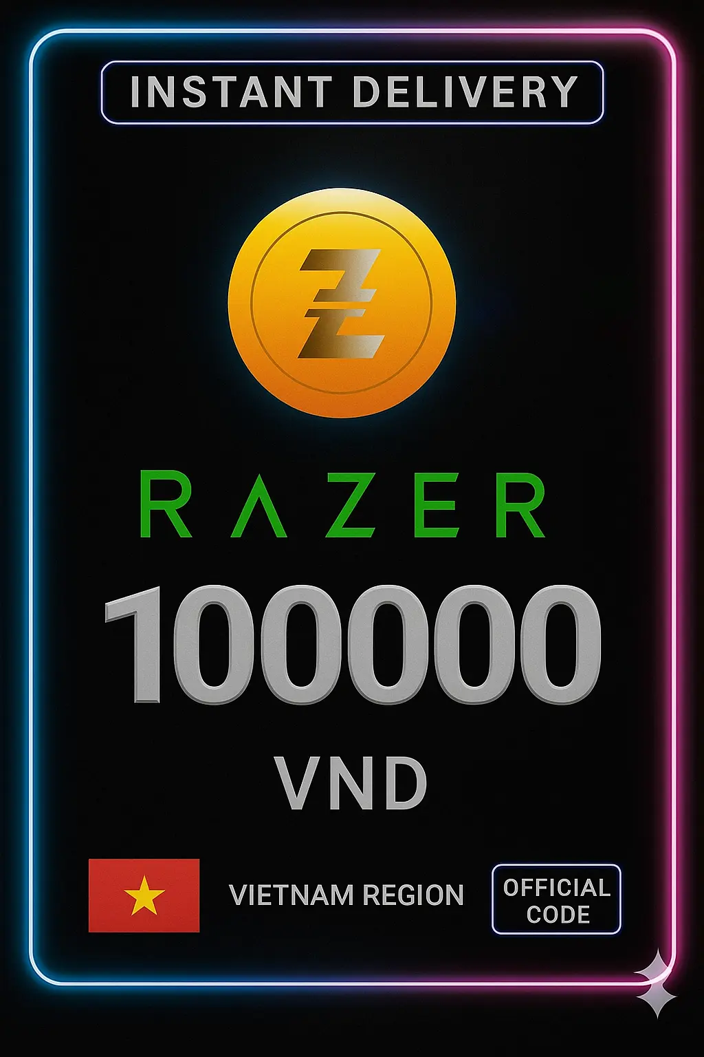 Razer Gold Vietnam VND 100000 Razer Gold Vietnam VND 100000
