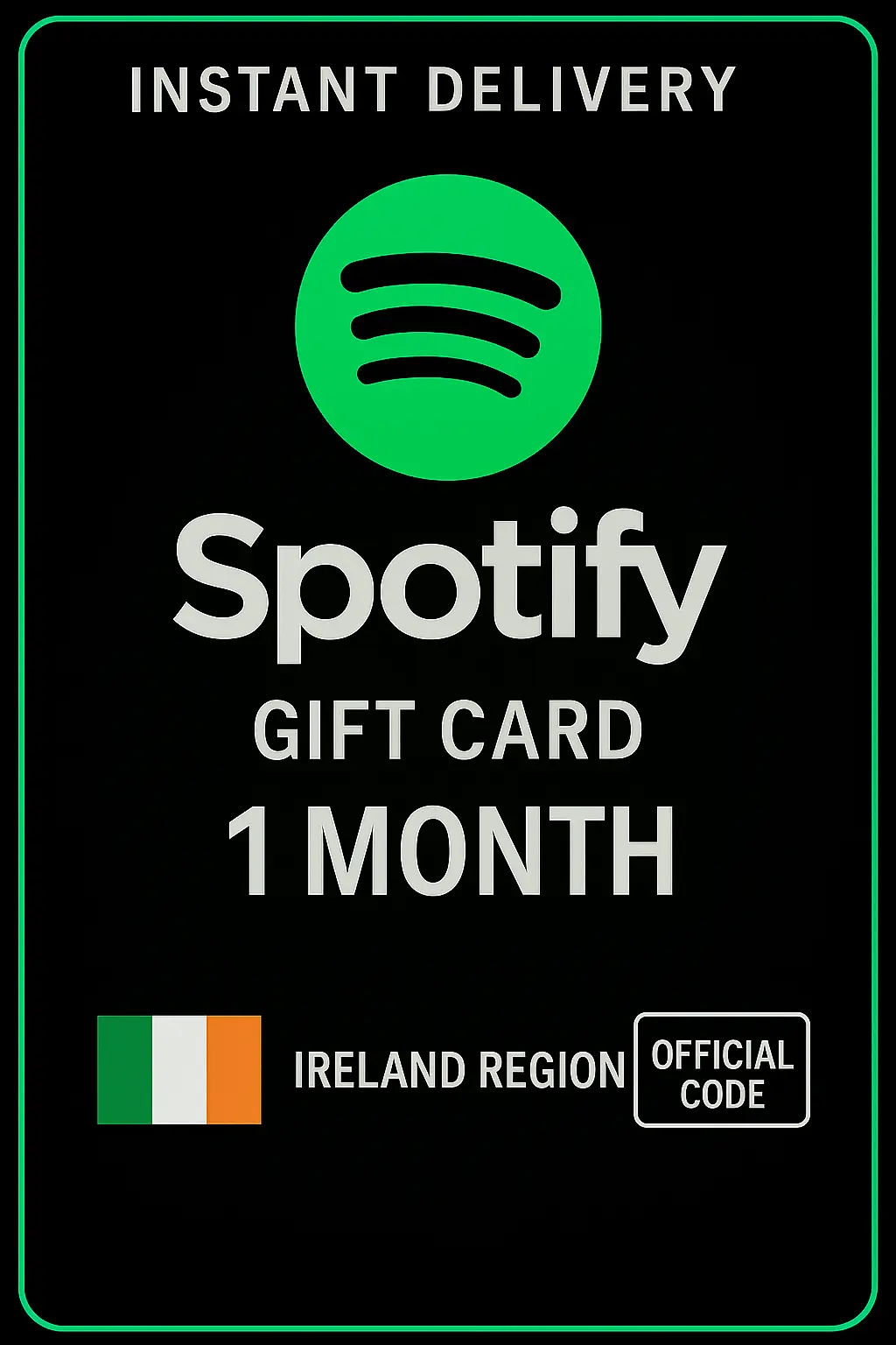 Spotify Gift Card Irlanda - 1 Mese IE Spotify Gift Card Irlanda - 1 Mese IE