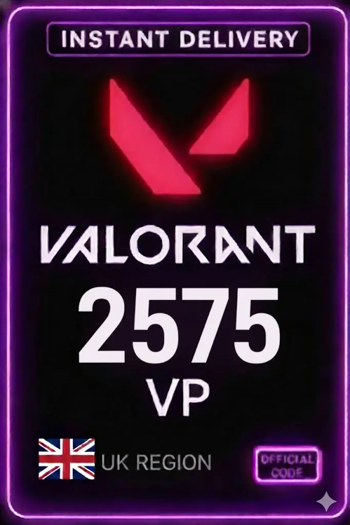 Valorant Punkte - 2575 VP (UK Server) Valorant Punkte - 2575 VP (UK Server)