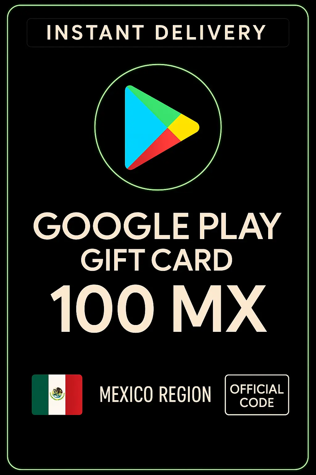 Google Play Gift Card - Mexico MX 100 Google Play Gift Card - Mexico MX 100