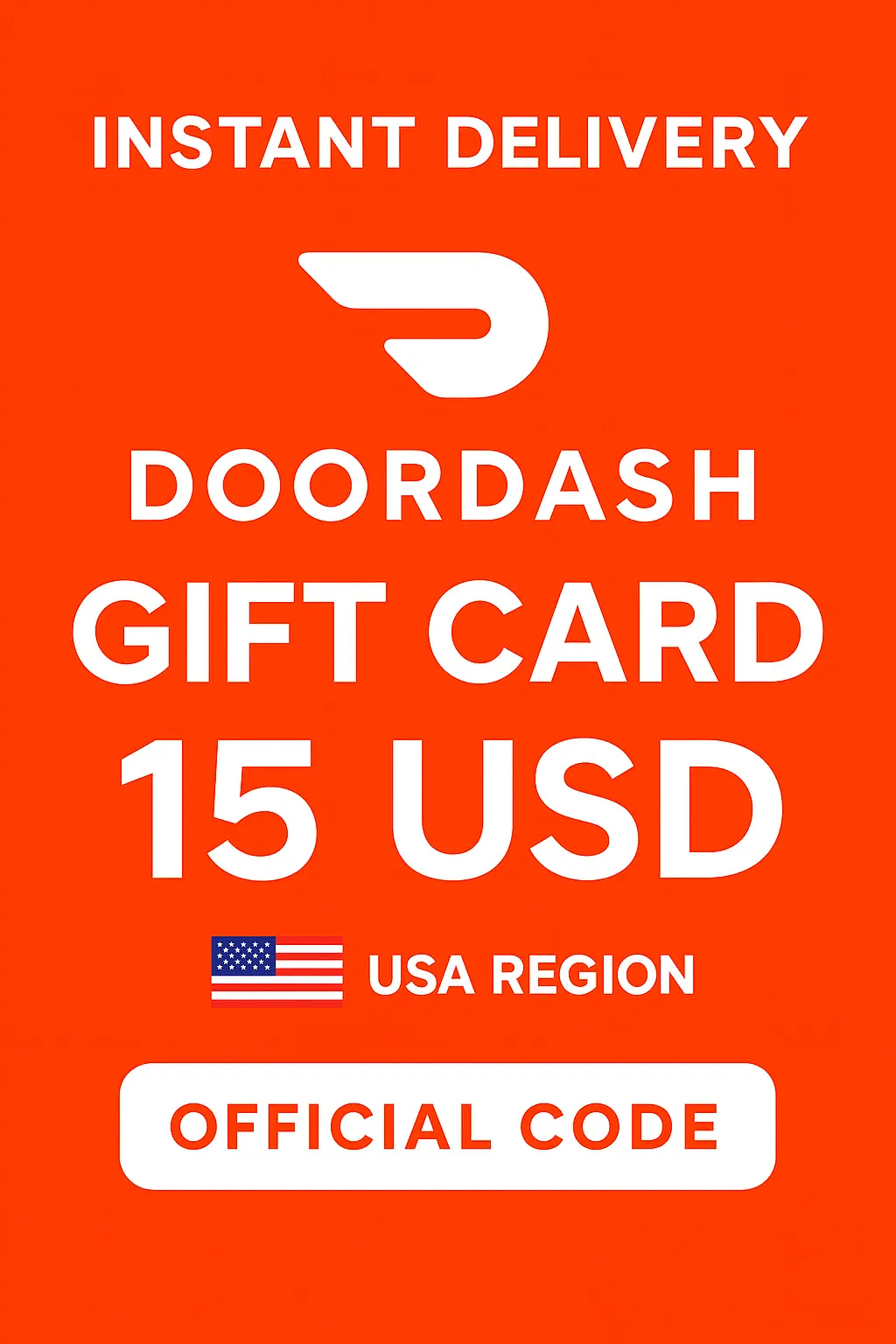 Κάρτες δώρων DoorDash - 15$ Κάρτες δώρων DoorDash - 15$