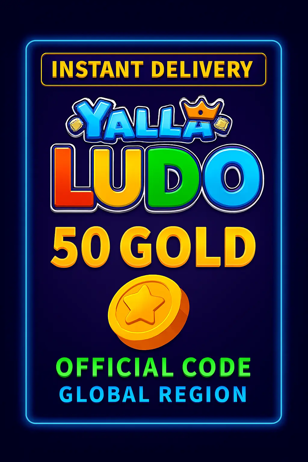 Yalla Ludo - USD 50 Zelta (INT) - Ierobežota akcija Yalla Ludo - USD 50 Zelta (INT) - Ierobežota akcija