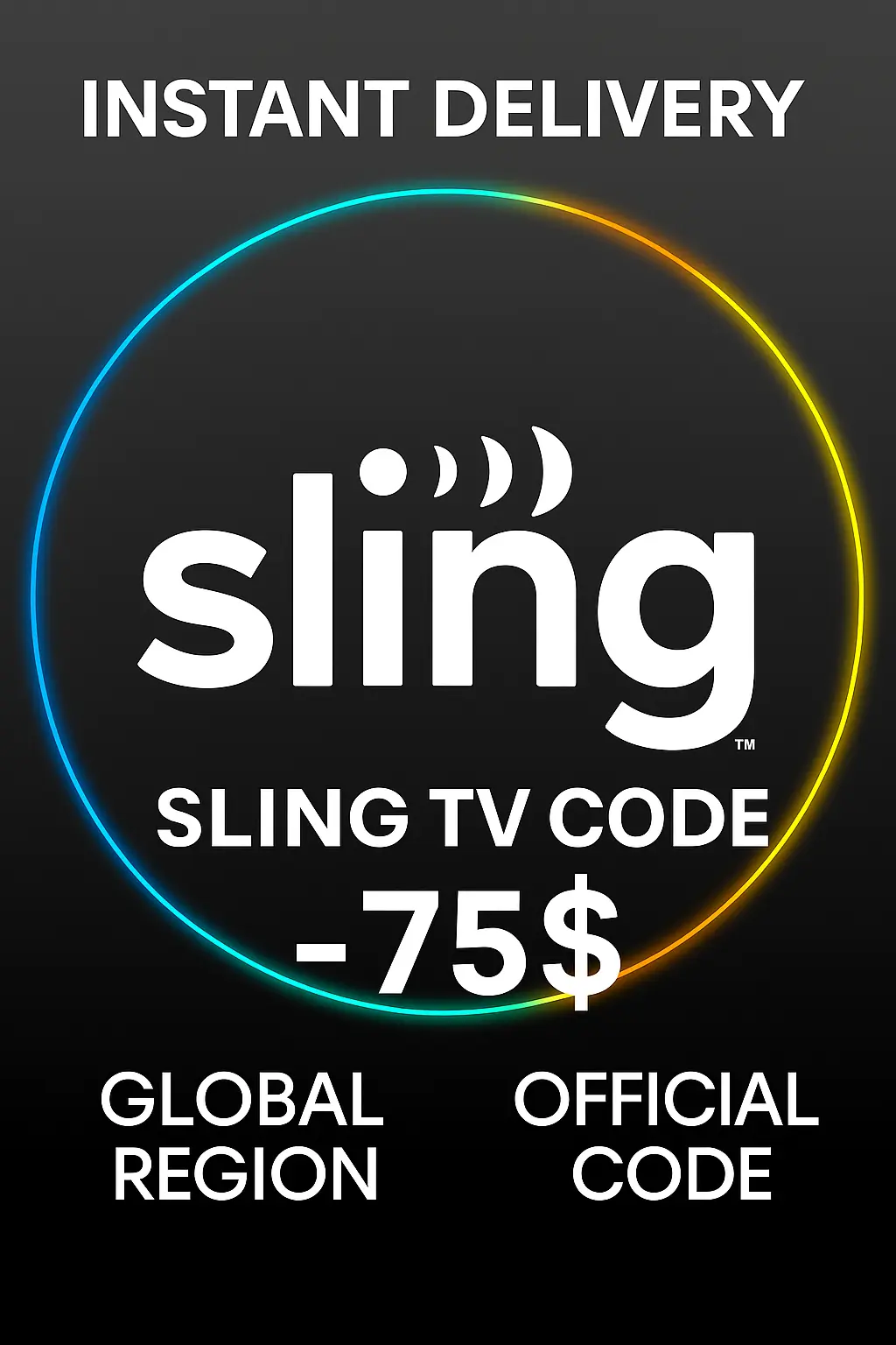 Cod Sling TV - 75$ Cod Sling TV - 75$