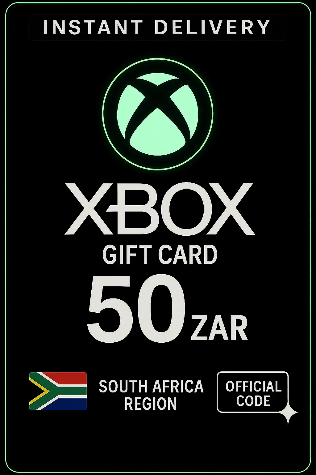 Xbox Live Gift Card 50 ZAR Wallet Xbox Live Gift Card 50 ZAR Wallet