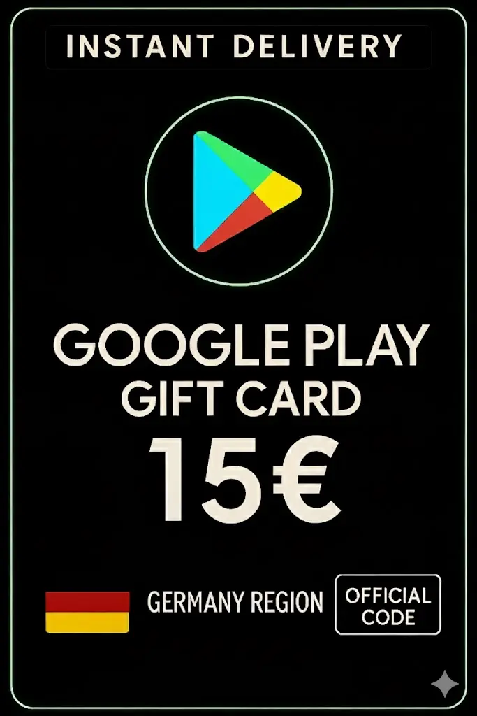 Google Play Geschenkkarte - Deutschland 15 € DE Google Play Geschenkkarte - Deutschland 15 € DE