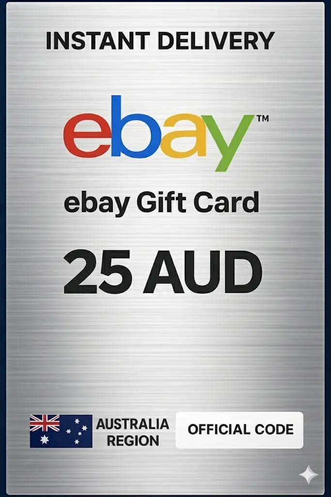 Carte Cadeau eBay 25 AUD Carte Cadeau eBay 25 AUD
