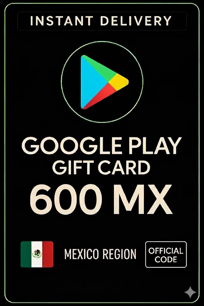 Google Play Gift Card - Mexico MX 600 Google Play Gift Card - Mexico MX 600