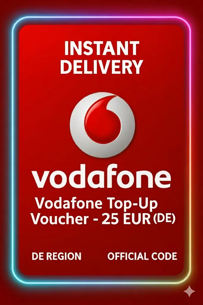 Vodafone Top-Up Voucher - 25 EUR (DE) Vodafone Top-Up Voucher - 25 EUR (DE)