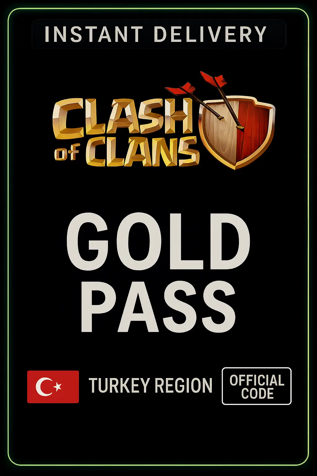 Clash of Clans - Emas Pass (Isi Ulang) - Turki Clash of Clans - Emas Pass (Isi Ulang) - Turki
