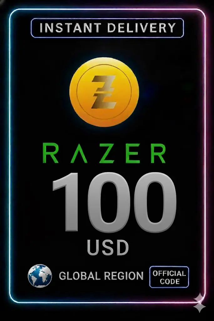 100 USD Razer Gold Global Pin 100 USD Razer Gold Global Pin