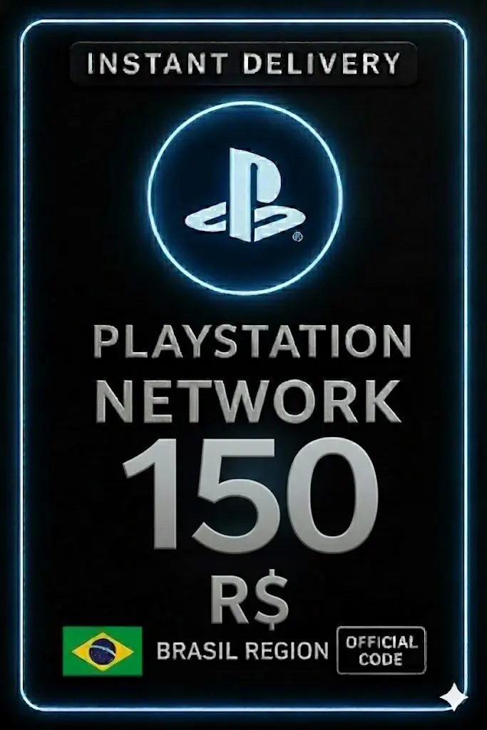 Playstation PSN Card BR - R$150 Playstation PSN Card BR - R$150