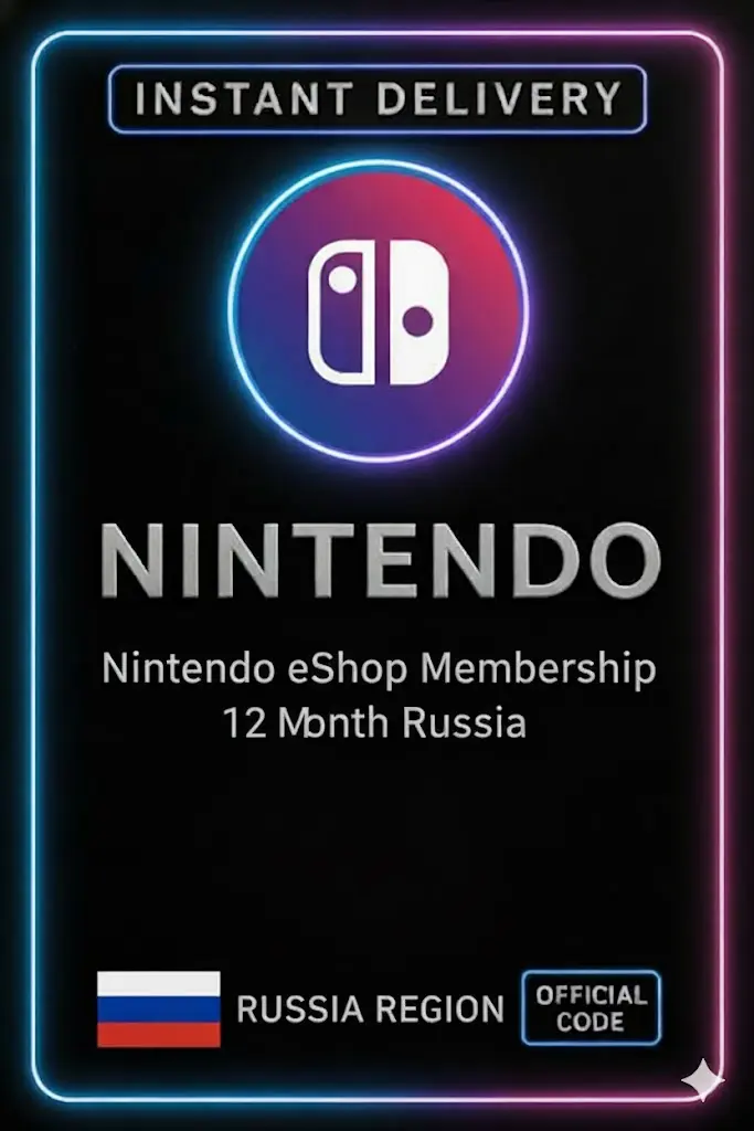Membresía de Nintendo eShop - 12 meses Rusia Membresía de Nintendo eShop - 12 meses Rusia