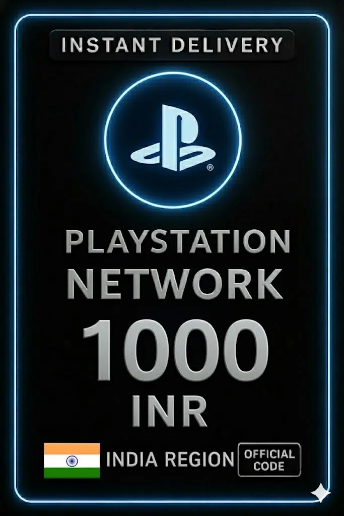 Tarjeta PSN India - 1000 INR Tarjeta PSN India - 1000 INR