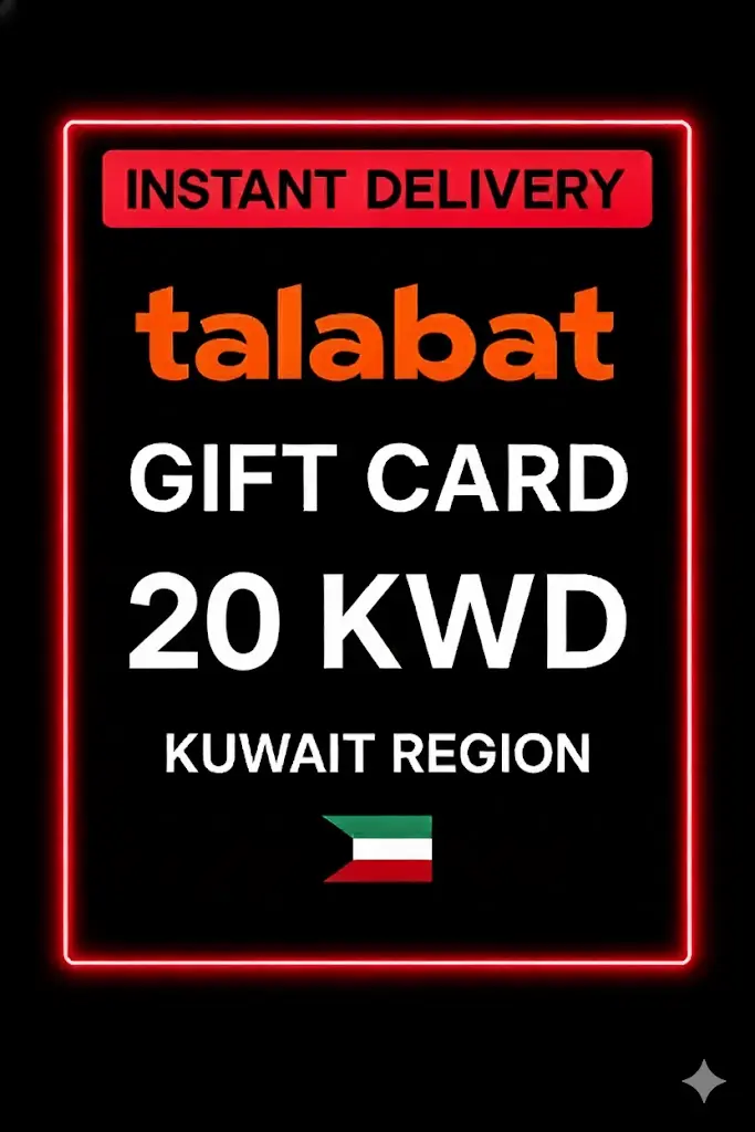 Talabat Gift Card Kuwait - 20 KWD Talabat Gift Card Kuwait - 20 KWD