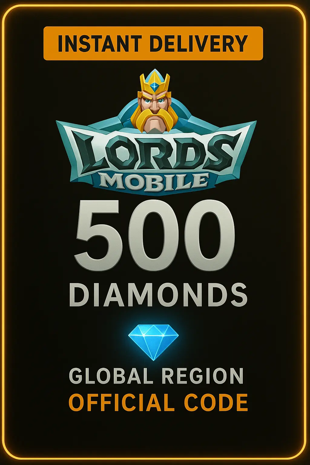 Lords Mobile - 500 Diamantes (Global) Lords Mobile - 500 Diamantes (Global)