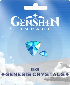Genshin Impact 60 Genesis Crystals Top Up