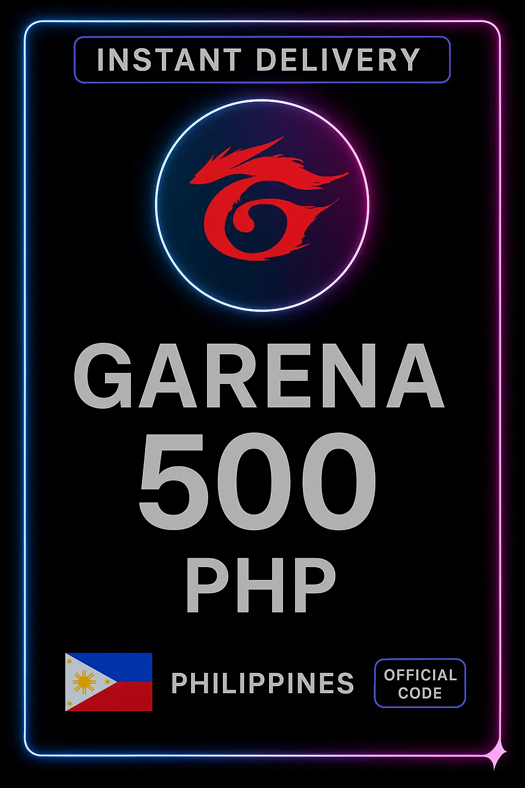 Garena Shells 500 Peso (PH) Garena Shells 500 Peso (PH)