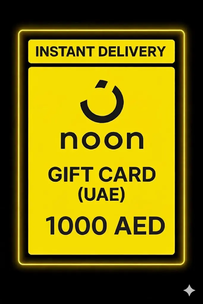 Noon Gift Card (UAE) - 1000 AED Noon Gift Card (UAE) - 1000 AED