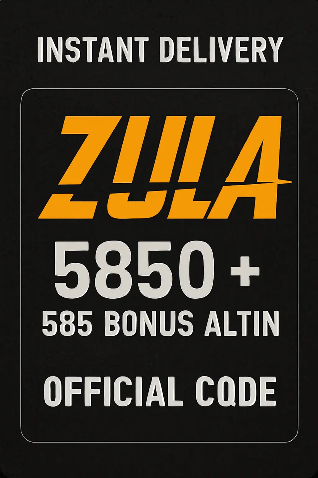Zula 5850 + 585 Bonus Altın Zula 5850 + 585 Bonus Altın