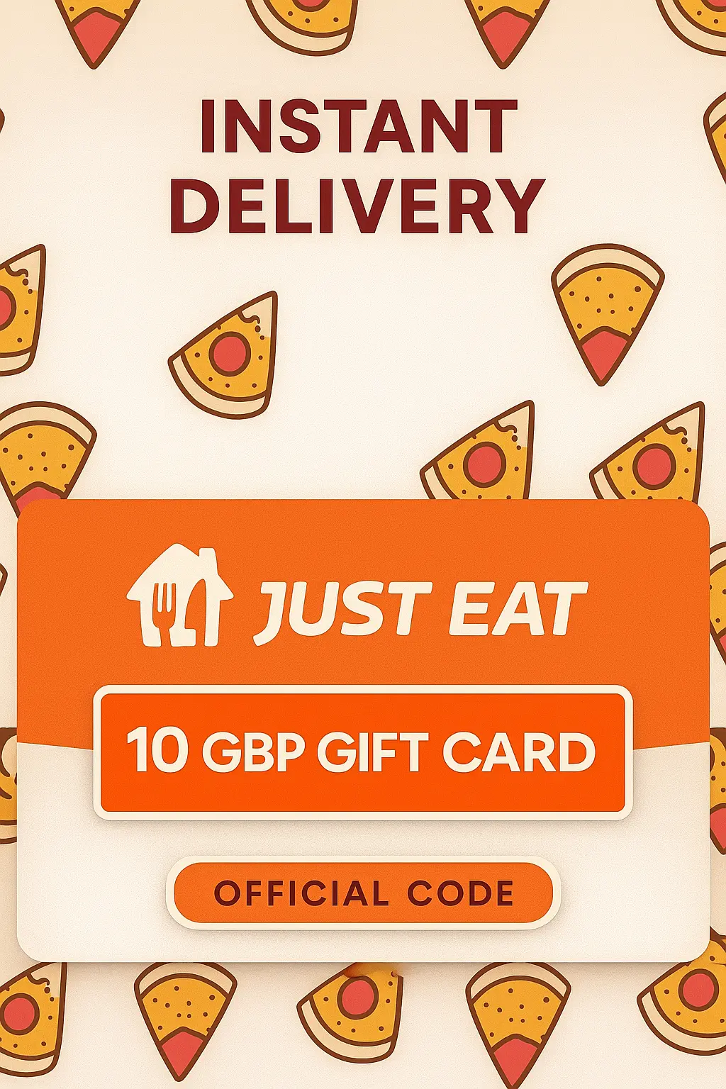 Just Eat 10 GBP Just Eat 10 GBP