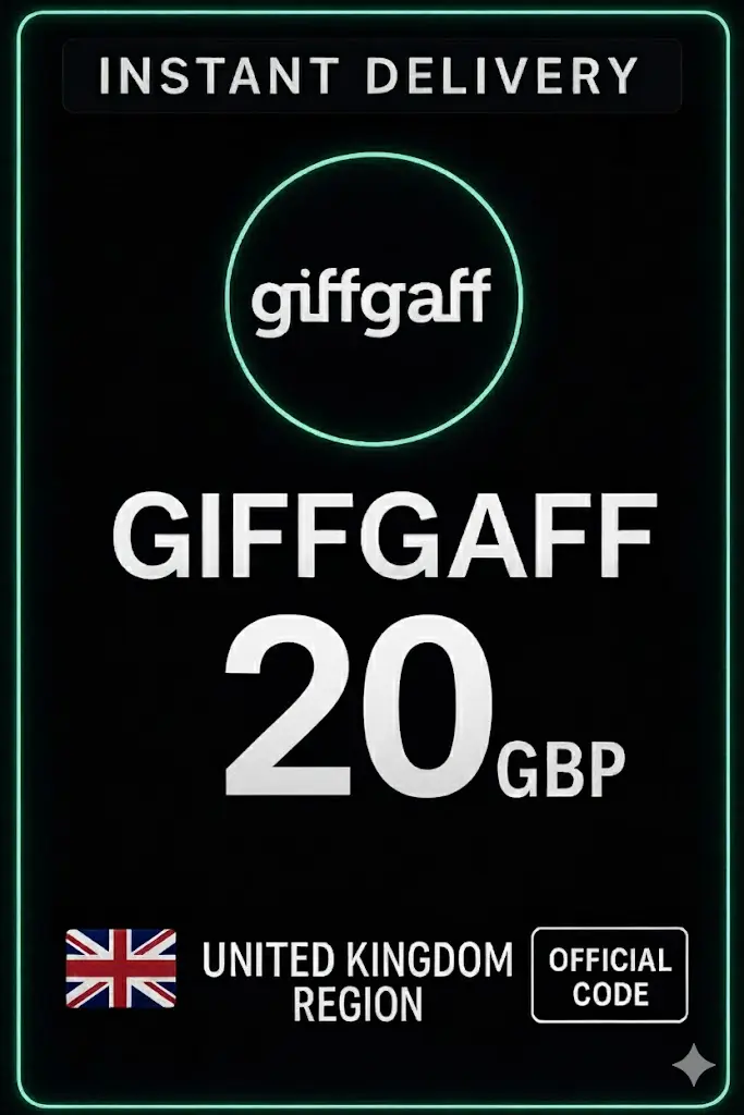 giffgaff Aufladegutschein - 20 GBP giffgaff Aufladegutschein - 20 GBP