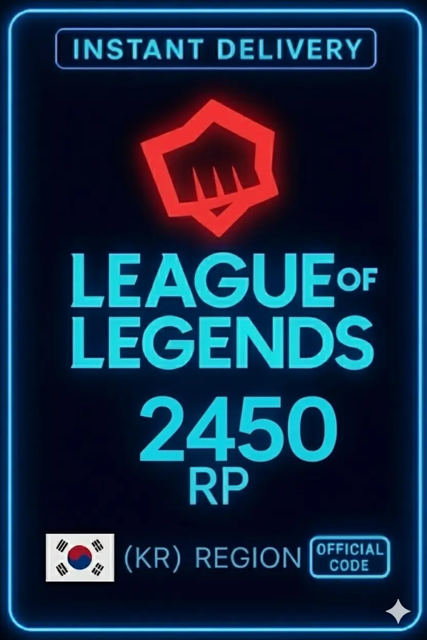 League of Legends KR 2450 Riot-Punkte League of Legends KR 2450 Riot-Punkte