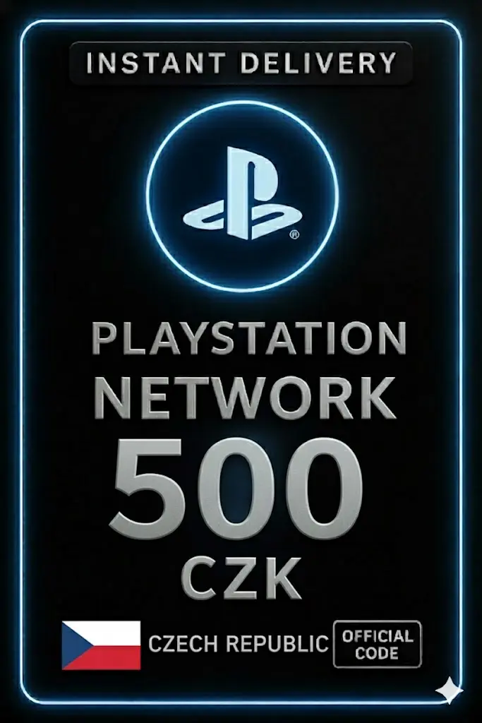 PSN Karta Czechy - 500 CZK (CZ) PSN Karta Czechy - 500 CZK (CZ)