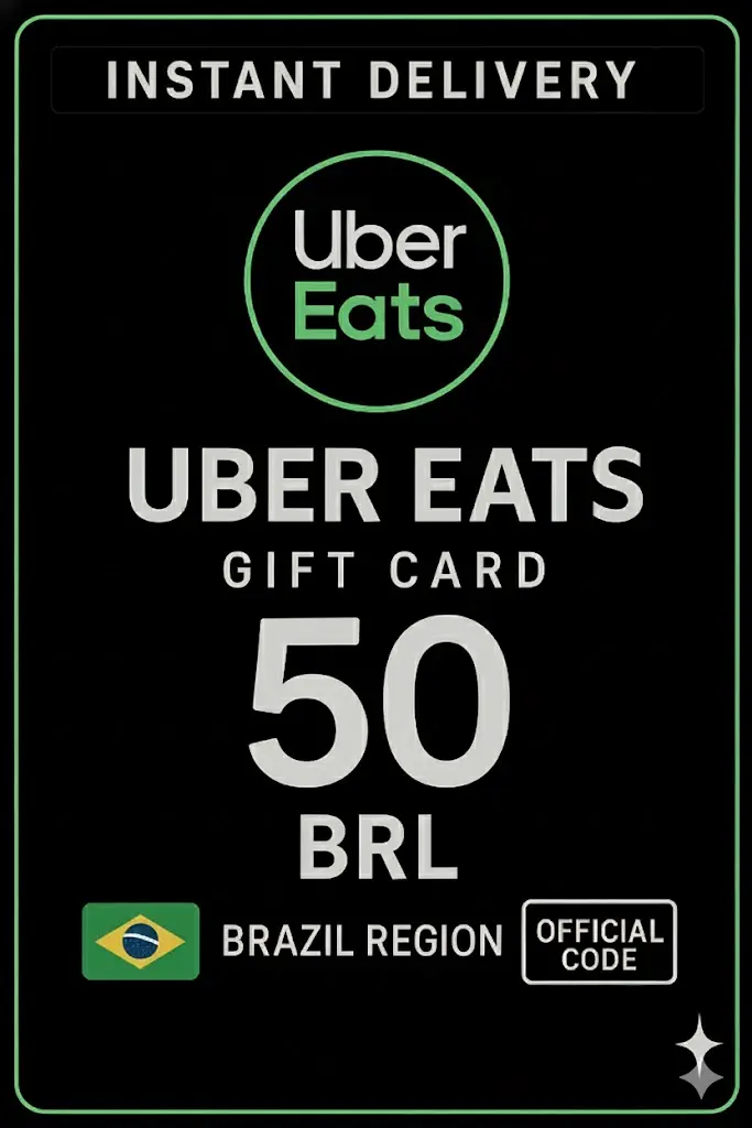 Uber Eats Gift Card - 50 BRL Uber Eats Gift Card - 50 BRL