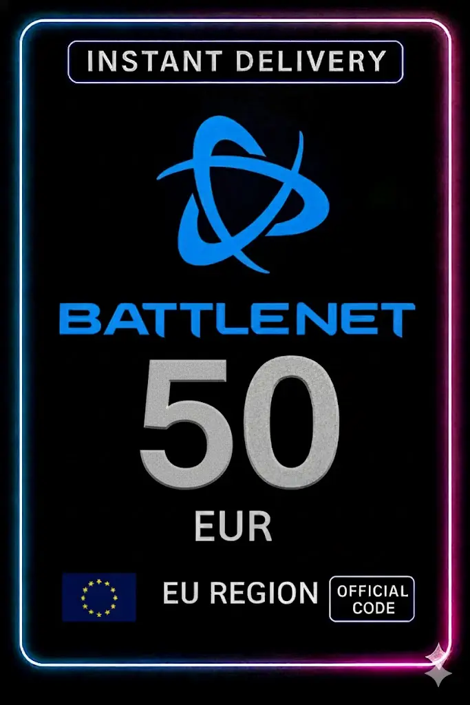 כרטיס מתנה של BattleNet 50 € כרטיס מתנה של BattleNet 50 €