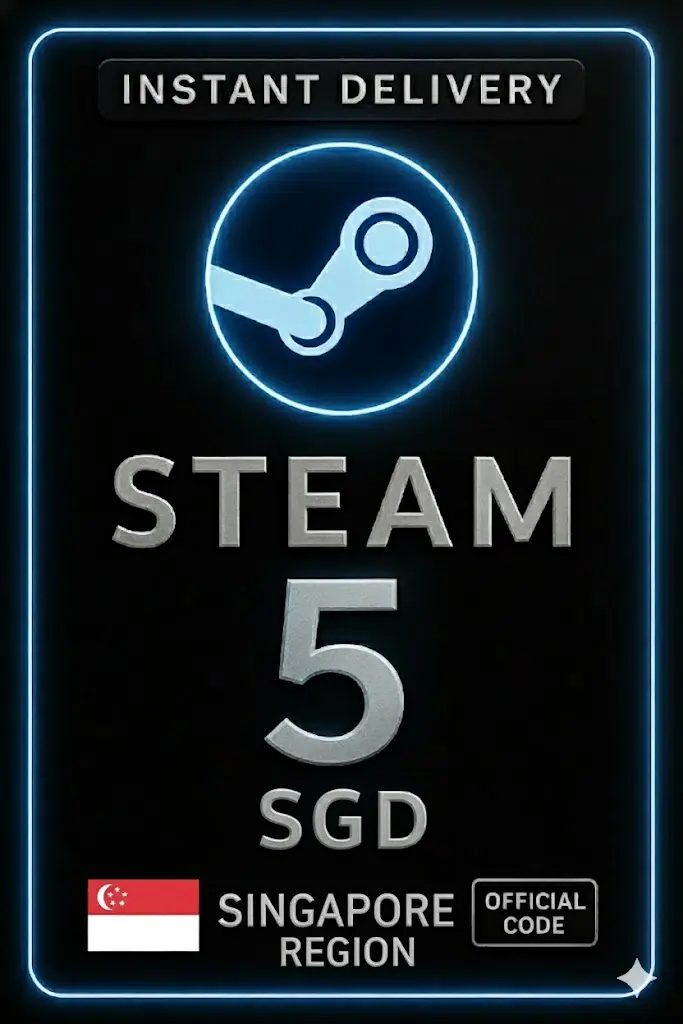 Steam Wallet Code Singapore 5 SGD Steam Wallet Code Singapore 5 SGD