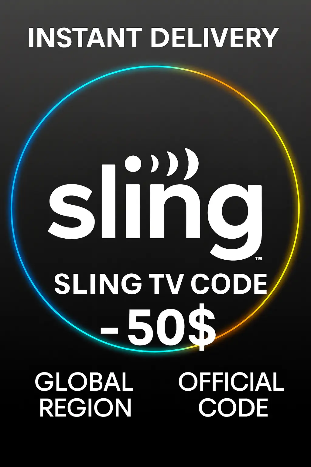 Cod Sling TV - 50$ Cod Sling TV - 50$