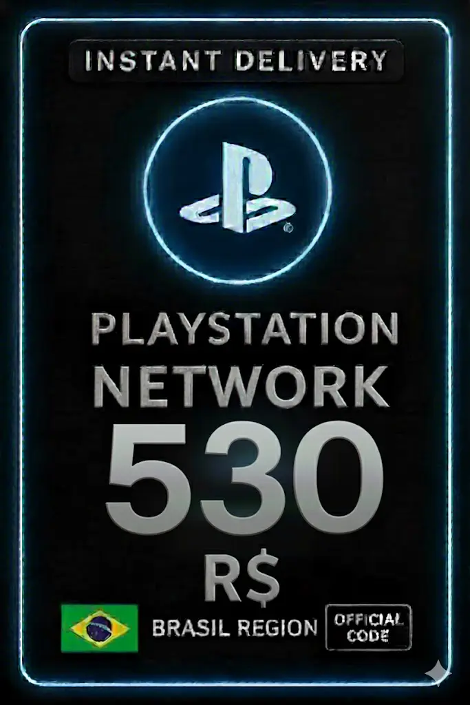 Playstation PSN Card BR - R$530 Playstation PSN Card BR - R$530
