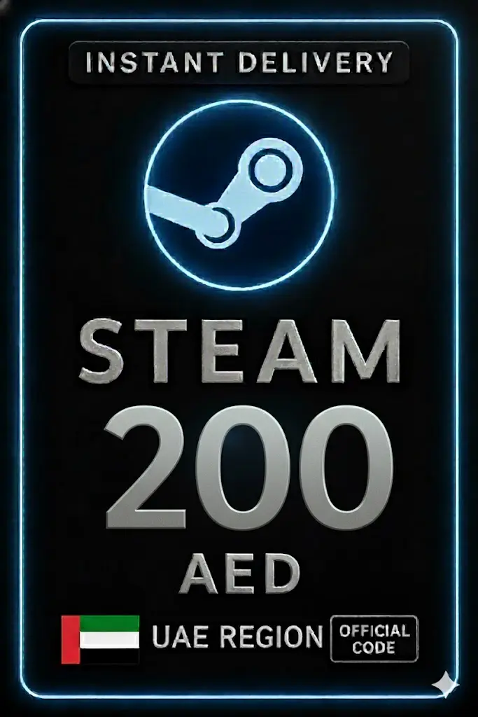 Steam Wallet Code 200 AED (UAE) Steam Wallet Code 200 AED (UAE)