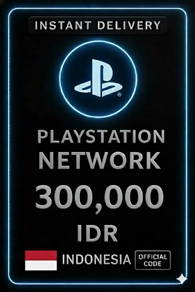 PlayStation PSN karte 300,000 Rp (ID) PlayStation PSN karte 300,000 Rp (ID)