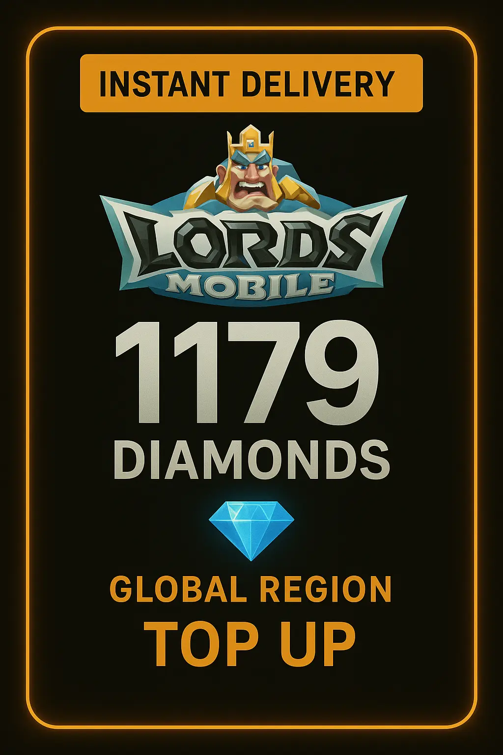 Lords Mobile 1179 Diamants Recharge Lords Mobile 1179 Diamants Recharge