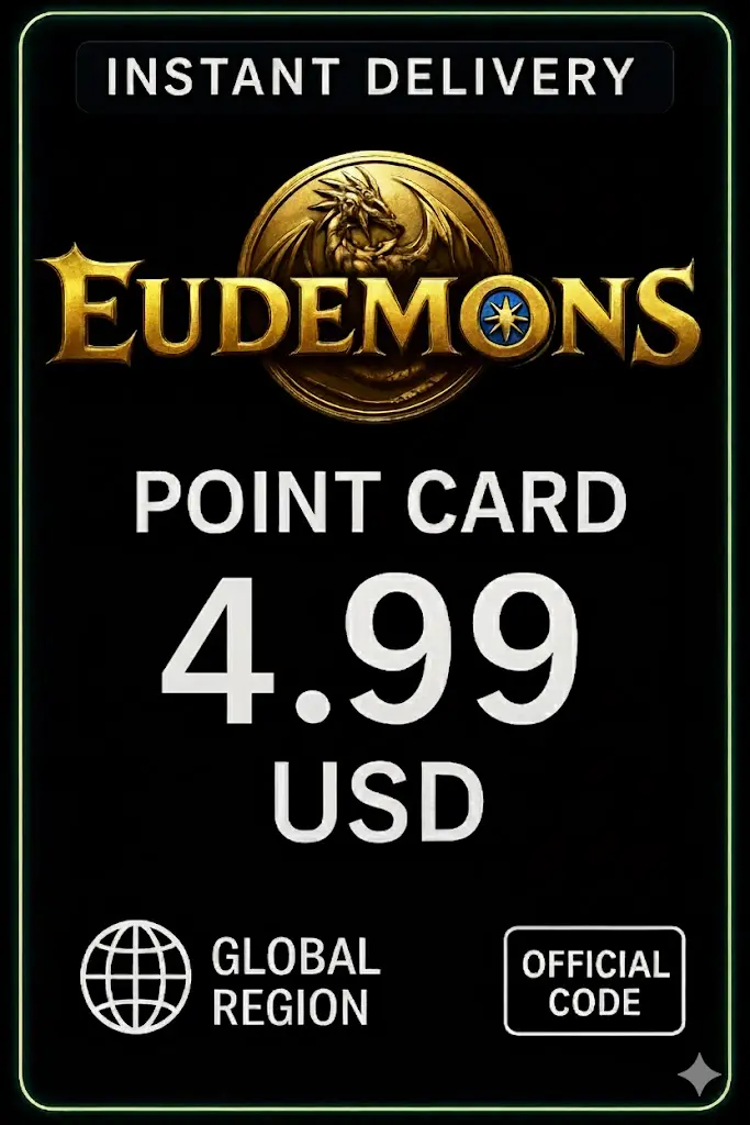 Eudemons Point Card 4.99 USD Eudemons Point Card 4.99 USD