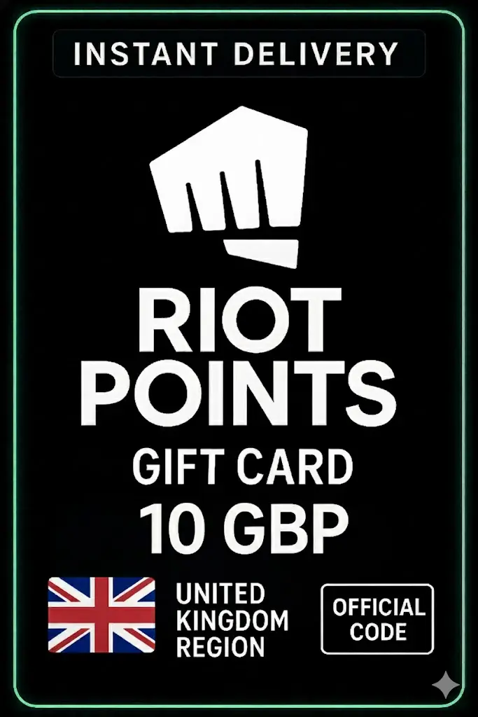 Riot Points 10 GBP - (United Kingdom) Riot Points 10 GBP - (United Kingdom)