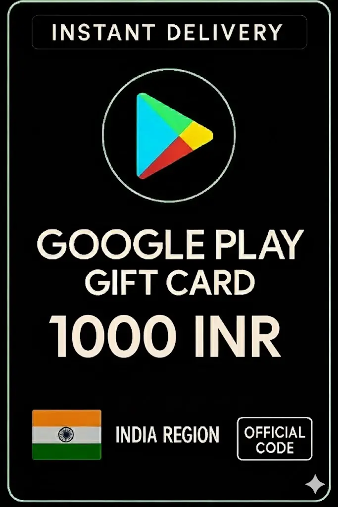 Google Play Gift Card - India INR 1000 Google Play Gift Card - India INR 1000