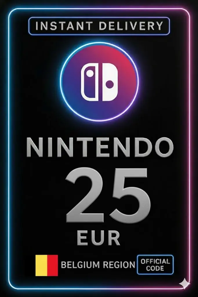 Nintendo eShop Card - 25€ (België) Nintendo eShop Card - 25€ (België)