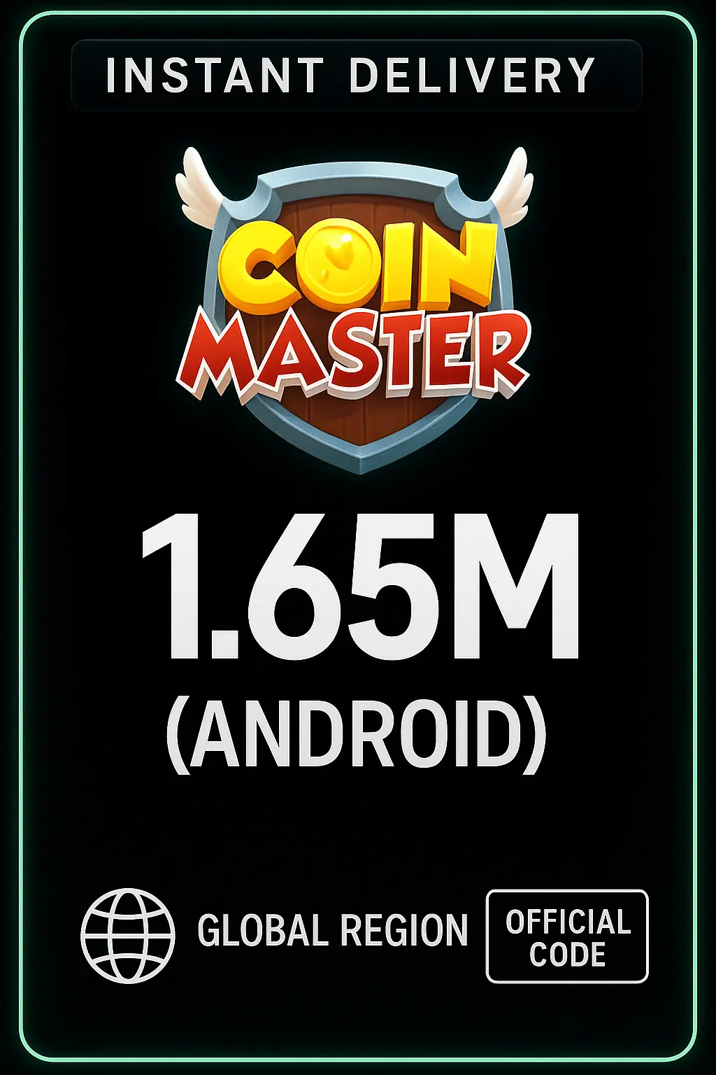 Coin Master 1.65 M monētu (Android Turcija) Coin Master 1.65 M monētu (Android Turcija)