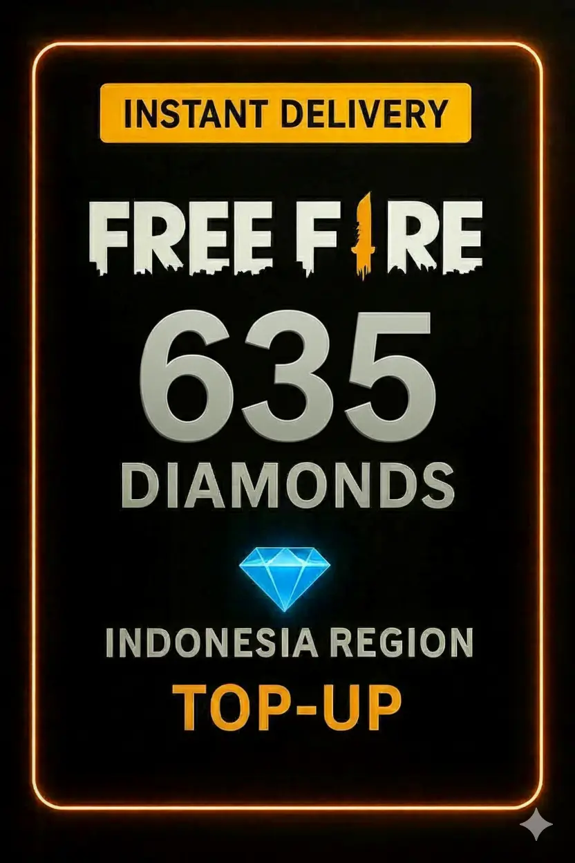 Free Fire 635 Diamonds Top-Up (Indonesia) Free Fire 635 Diamonds Top-Up (Indonesia)
