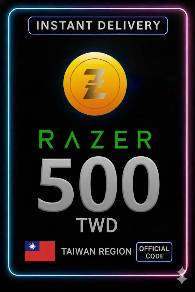 Razer Gold Taivanas TWD 500 Razer Gold Taivanas TWD 500