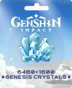 Genshin Impact 6480+1600 Genesis Crystals Top Up