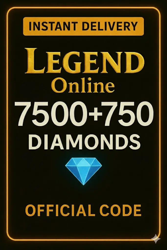 Legend Online 7500+750 Elmas EPIN Legend Online 7500+750 Elmas EPIN